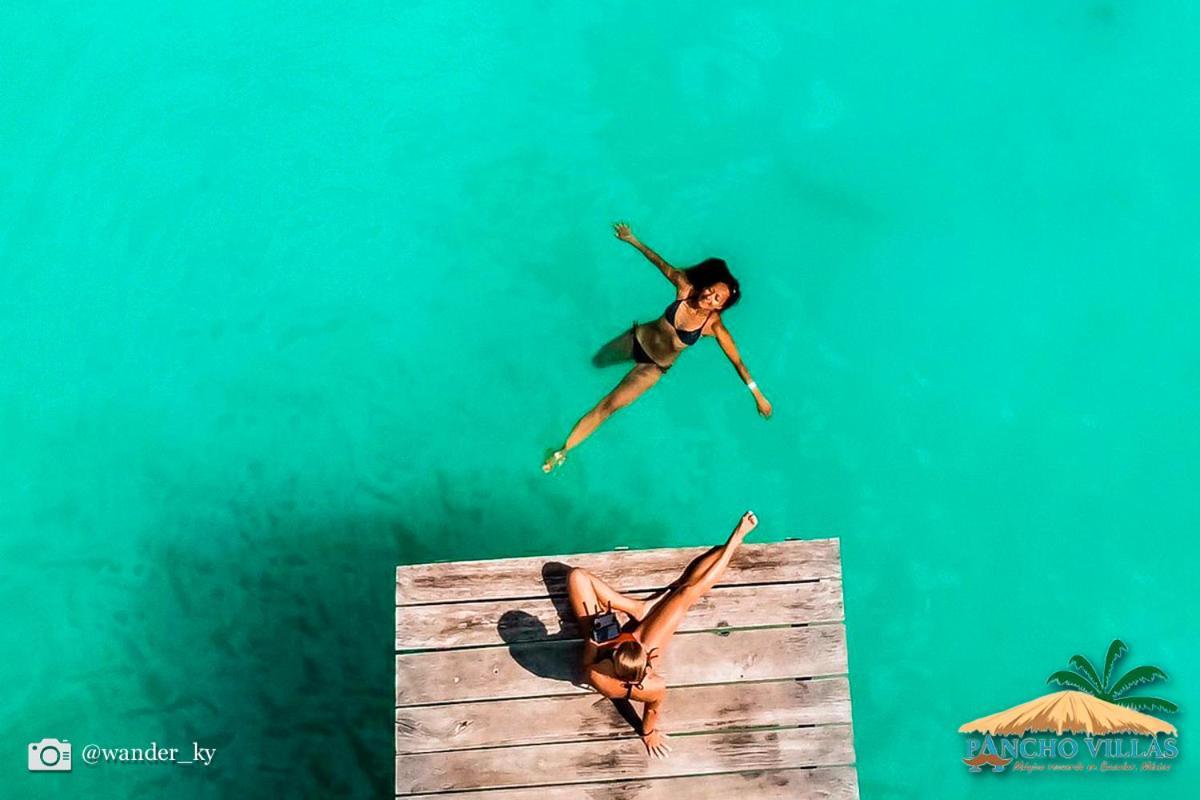 Hotel Pancho Villas Bacalar - Free Bikes And Paddles Exteriér fotografie