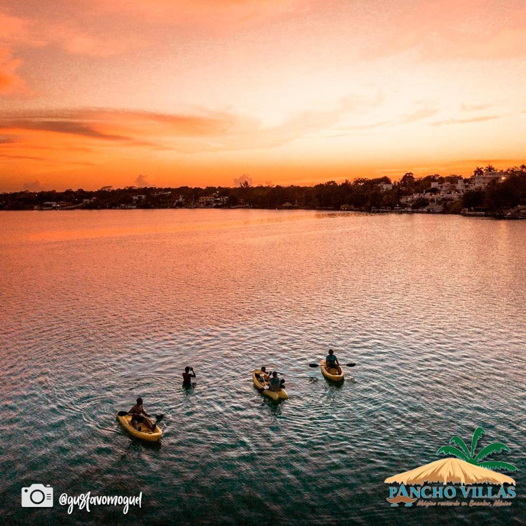 Hotel Pancho Villas Bacalar - Free Bikes And Paddles Exteriér fotografie